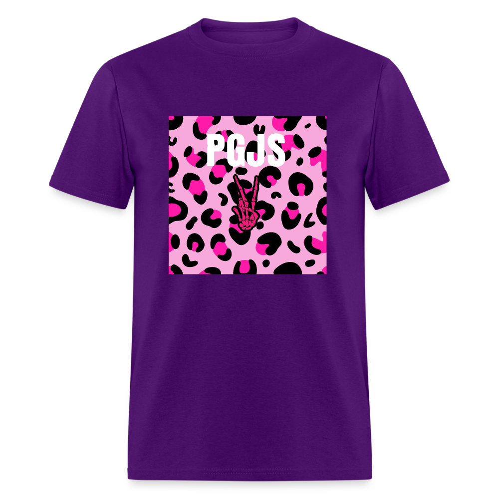 Unisex PGJS Animal Print T-Shirt - purple