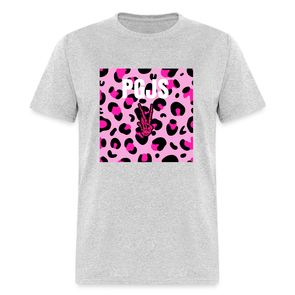 Unisex PGJS Animal Print T-Shirt - heather gray