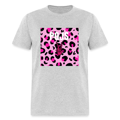 Unisex PGJS Animal Print T-Shirt - heather gray