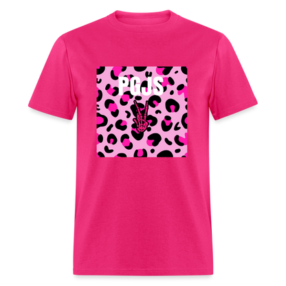 Unisex PGJS Animal Print T-Shirt - fuchsia