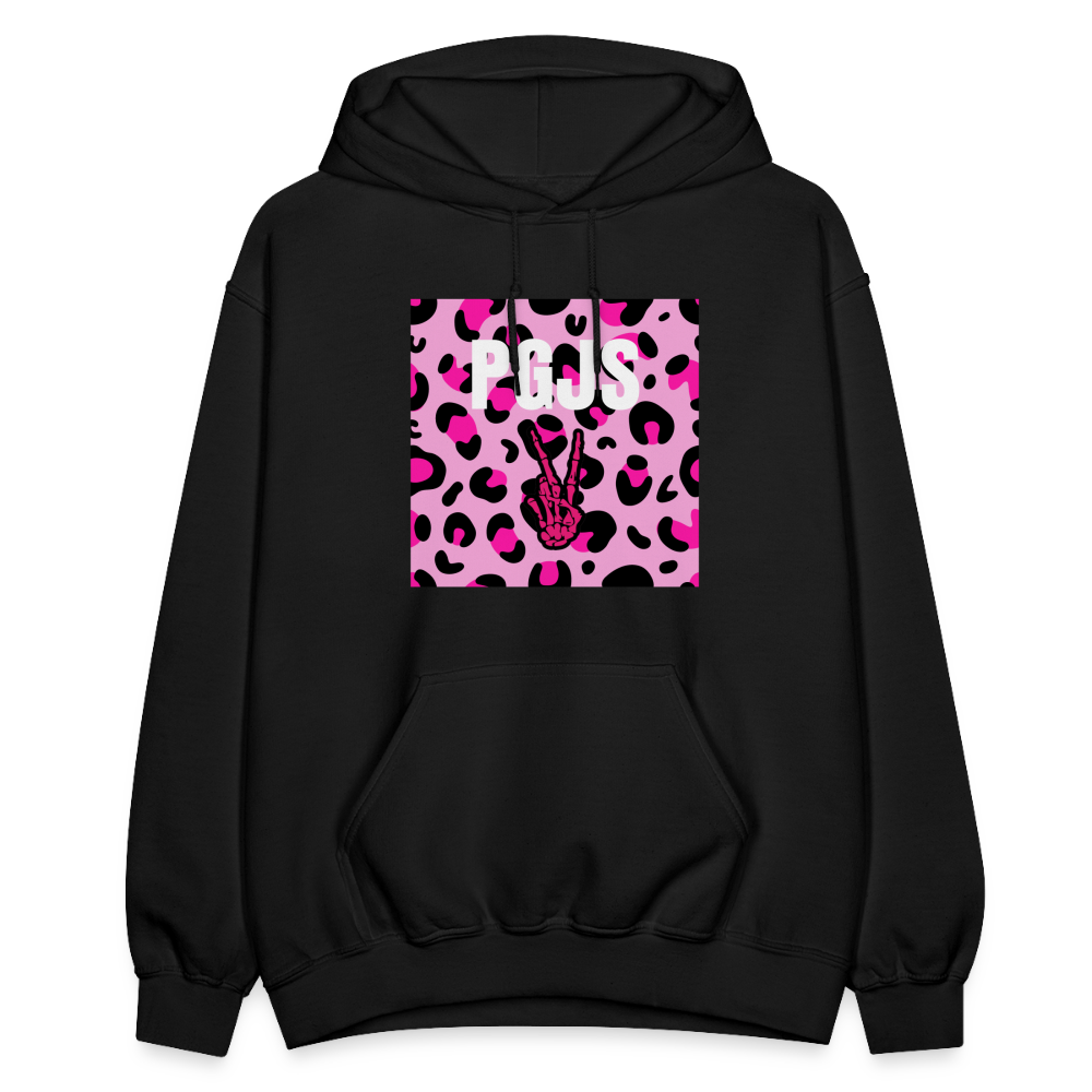 PGJS Animal print Gildan Heavy Blend Adult Hoodie - black