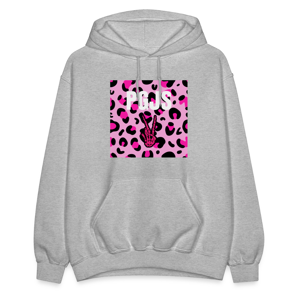 PGJS Animal print Gildan Heavy Blend Adult Hoodie - heather gray