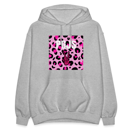 PGJS Animal print Gildan Heavy Blend Adult Hoodie - heather gray