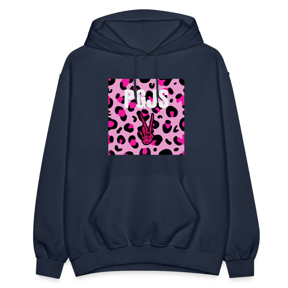 PGJS Animal print Gildan Heavy Blend Adult Hoodie - navy