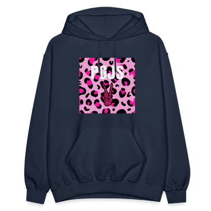 PGJS Animal print Gildan Heavy Blend Adult Hoodie - navy