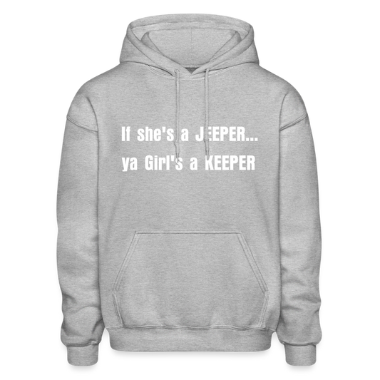 PGJS funny Gildan Heavy Blend Adult Hoodie - heather gray