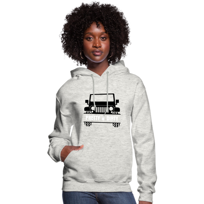 Pretty & Dirty Women's Hoodie - heather oatmeal