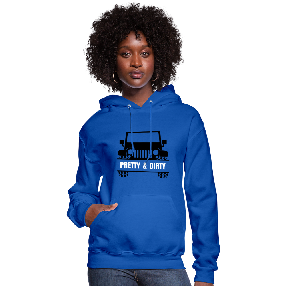 Pretty & Dirty Women's Hoodie - royal blue