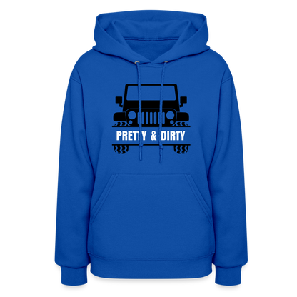 Pretty & Dirty Women's Hoodie - royal blue