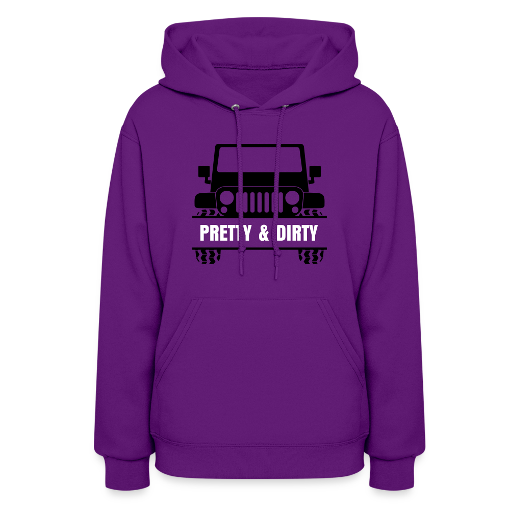 Pretty & Dirty Women's Hoodie - purple