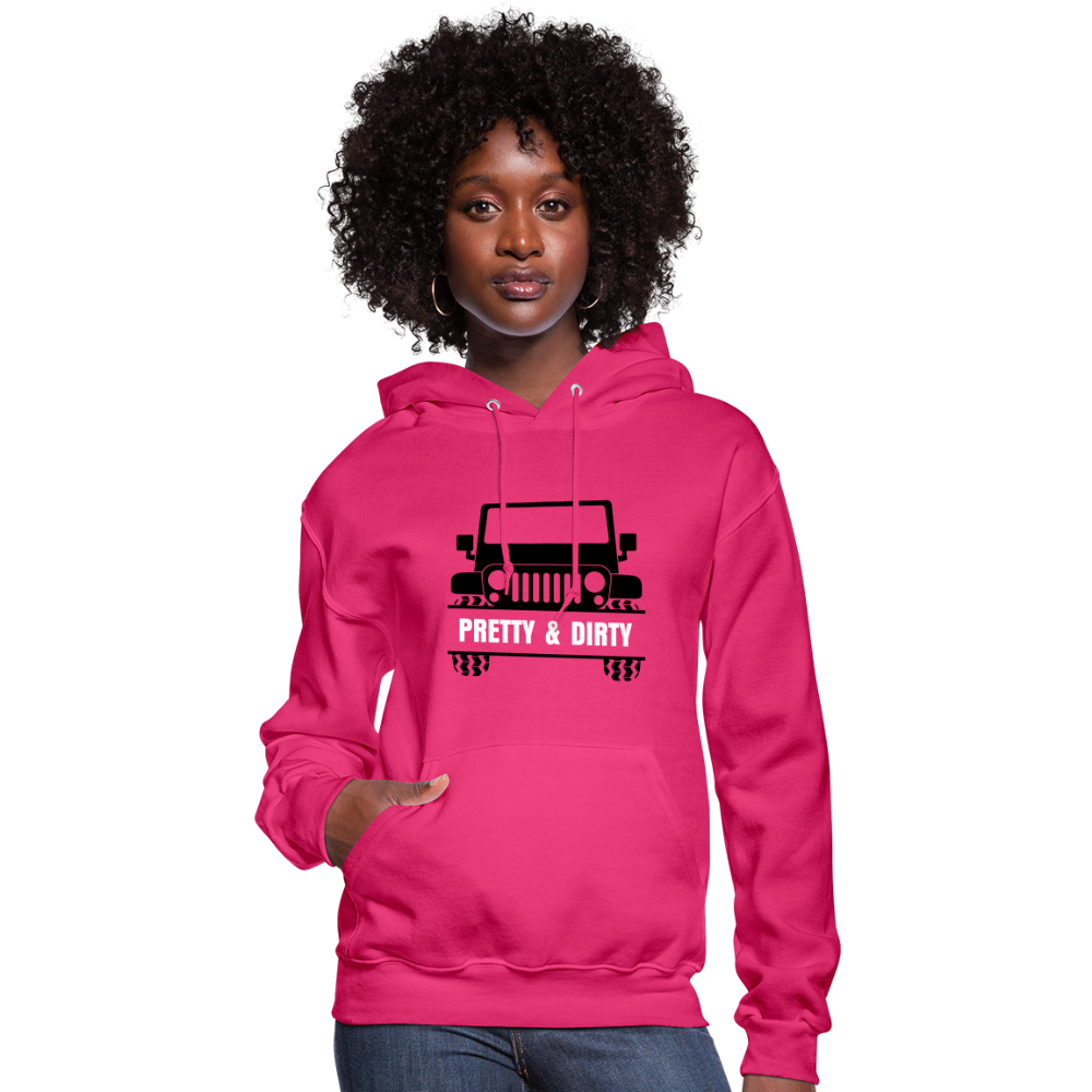 Pretty & Dirty Women's Hoodie - fuchsia