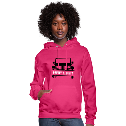 Pretty & Dirty Women's Hoodie - fuchsia