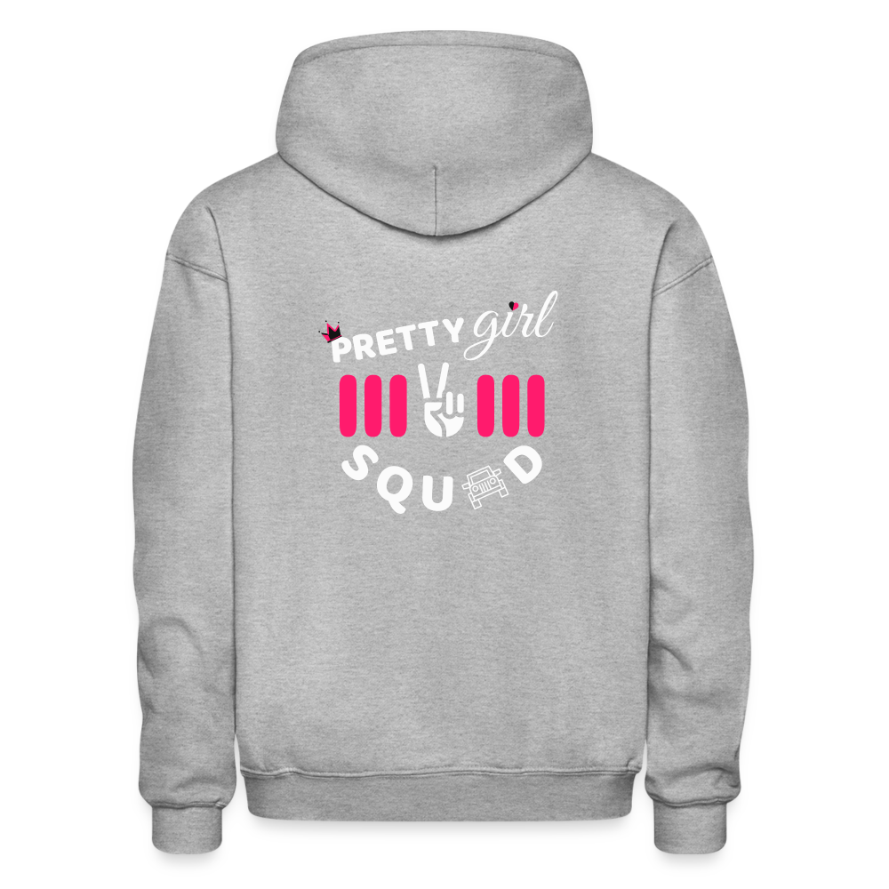 PGJS Pretty & Dirty Adult Hoodie - heather gray