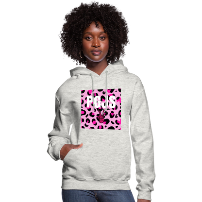 PGJS Animal print Women's Hoodie - heather oatmeal