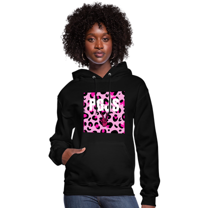 PGJS Animal print Women's Hoodie - black