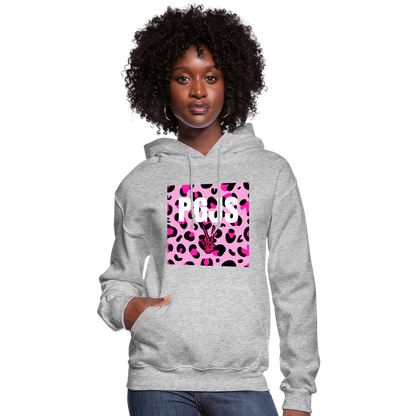 PGJS Animal print Women's Hoodie - heather gray