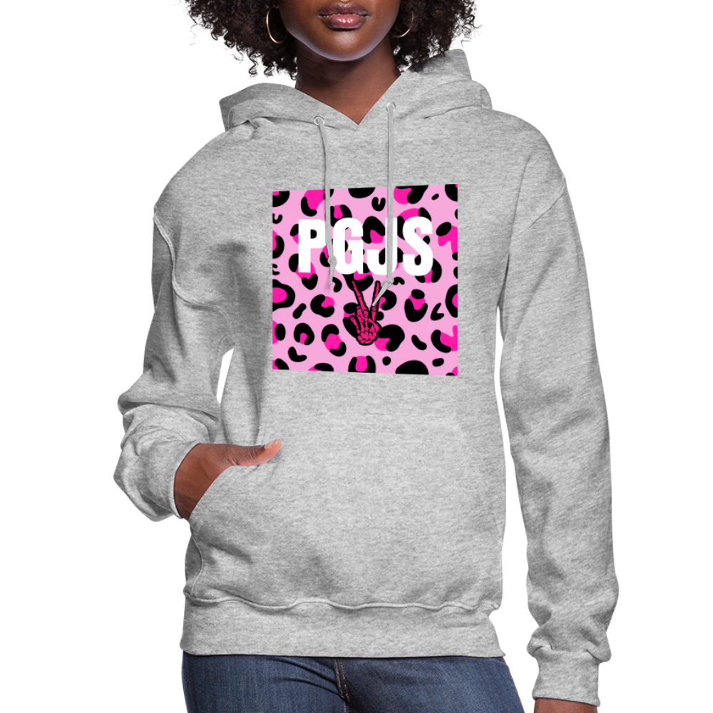 PGJS Animal print Women's Hoodie - heather gray