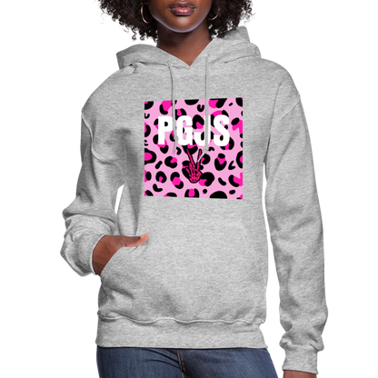 PGJS Animal print Women's Hoodie - heather gray