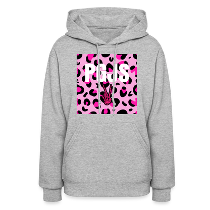 PGJS Animal print Women's Hoodie - heather gray