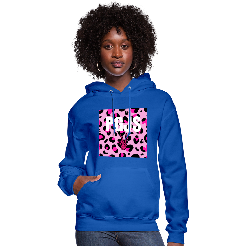 PGJS Animal print Women's Hoodie - royal blue