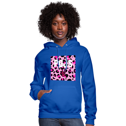 PGJS Animal print Women's Hoodie - royal blue