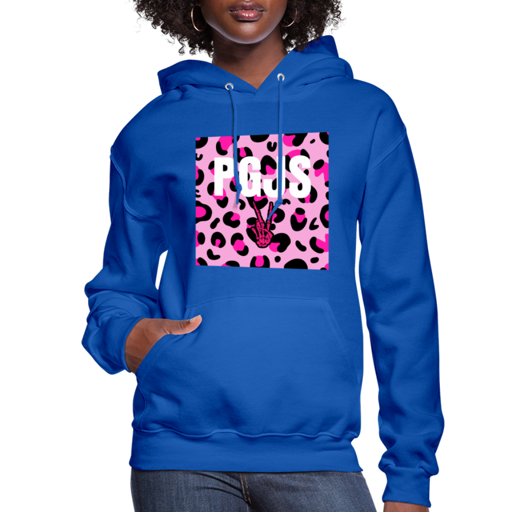 PGJS Animal print Women's Hoodie - royal blue