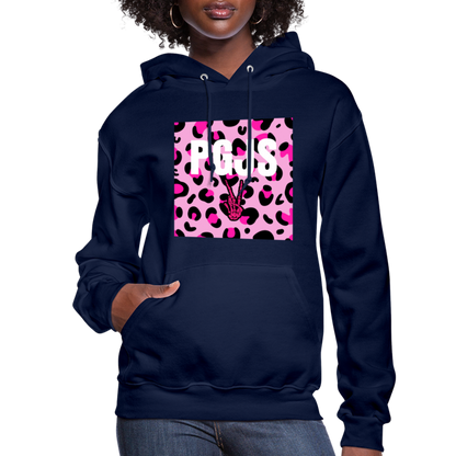 PGJS Animal print Women's Hoodie - navy