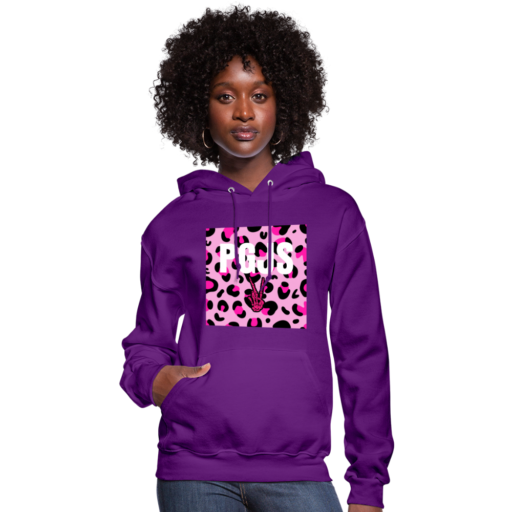 PGJS Animal print Women's Hoodie - purple