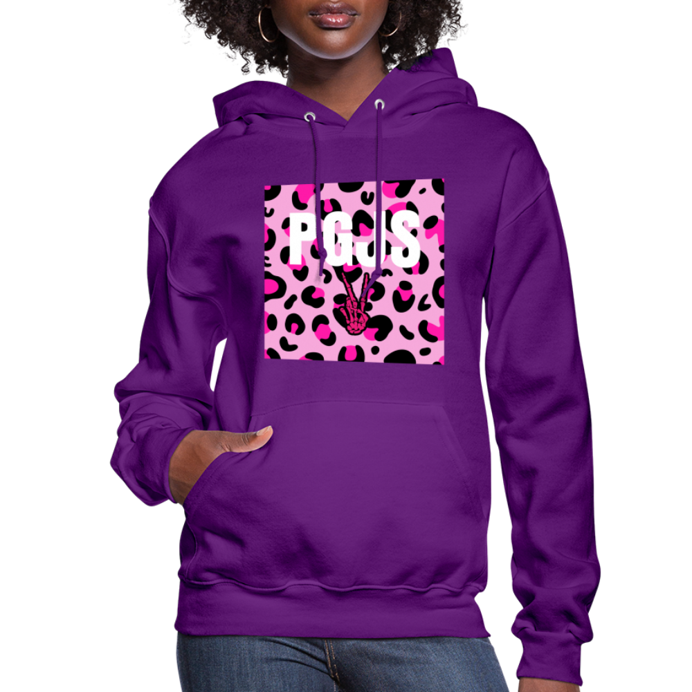 PGJS Animal print Women's Hoodie - purple