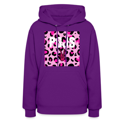 PGJS Animal print Women's Hoodie - purple