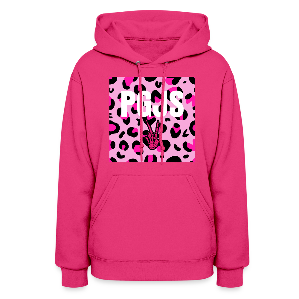 PGJS Animal print Women's Hoodie - fuchsia