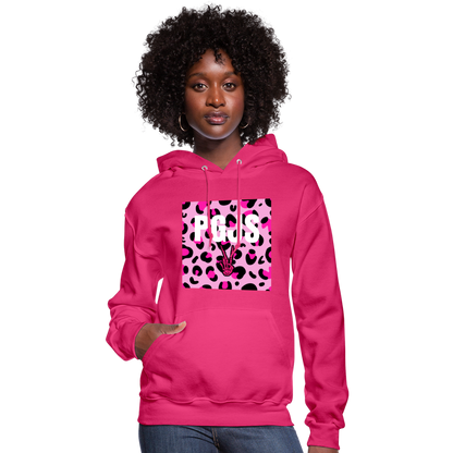 PGJS Animal print Women's Hoodie - fuchsia