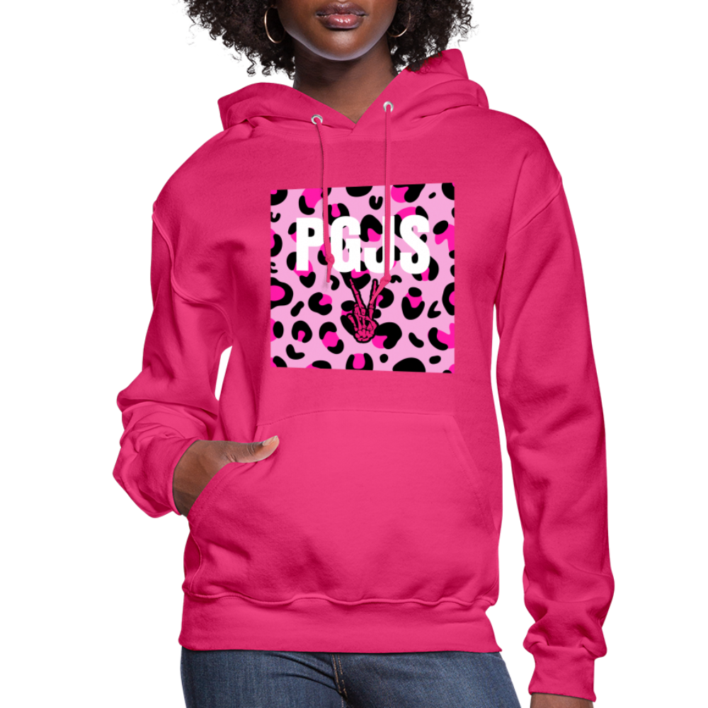 PGJS Animal print Women's Hoodie - fuchsia