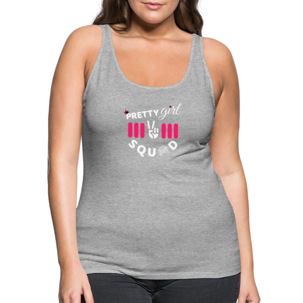 PGJS Logo Women’s Premium Tank Top - heather gray