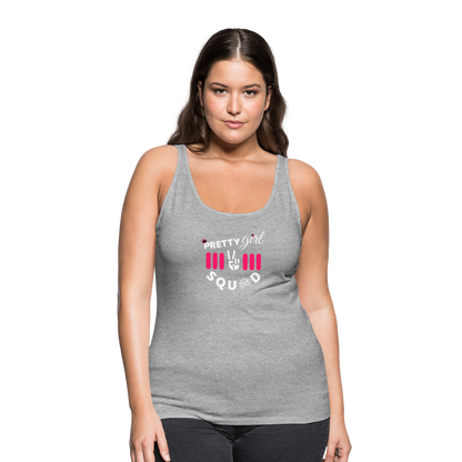 PGJS Logo Women’s Premium Tank Top - heather gray