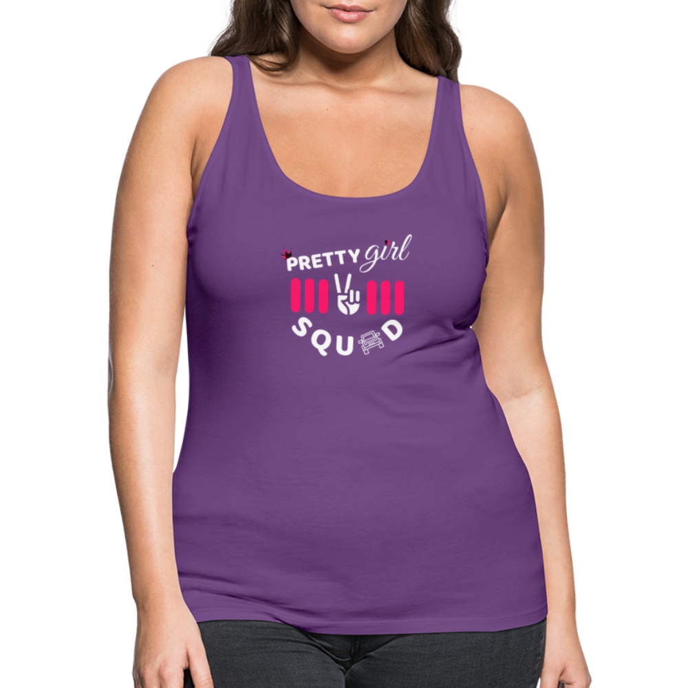 PGJS Logo Women’s Premium Tank Top - purple