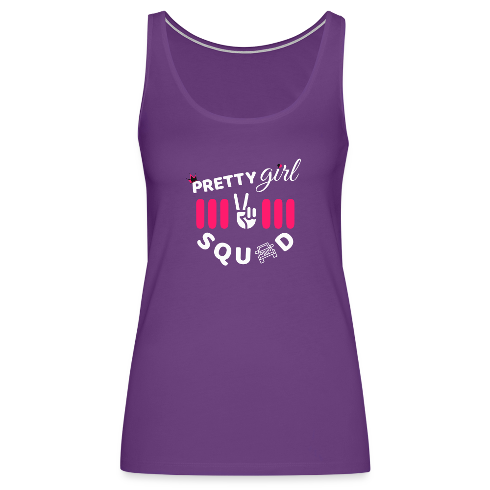 PGJS Logo Women’s Premium Tank Top - purple