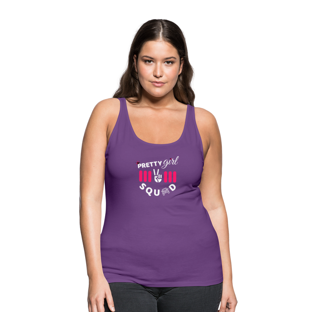 PGJS Logo Women’s Premium Tank Top - purple