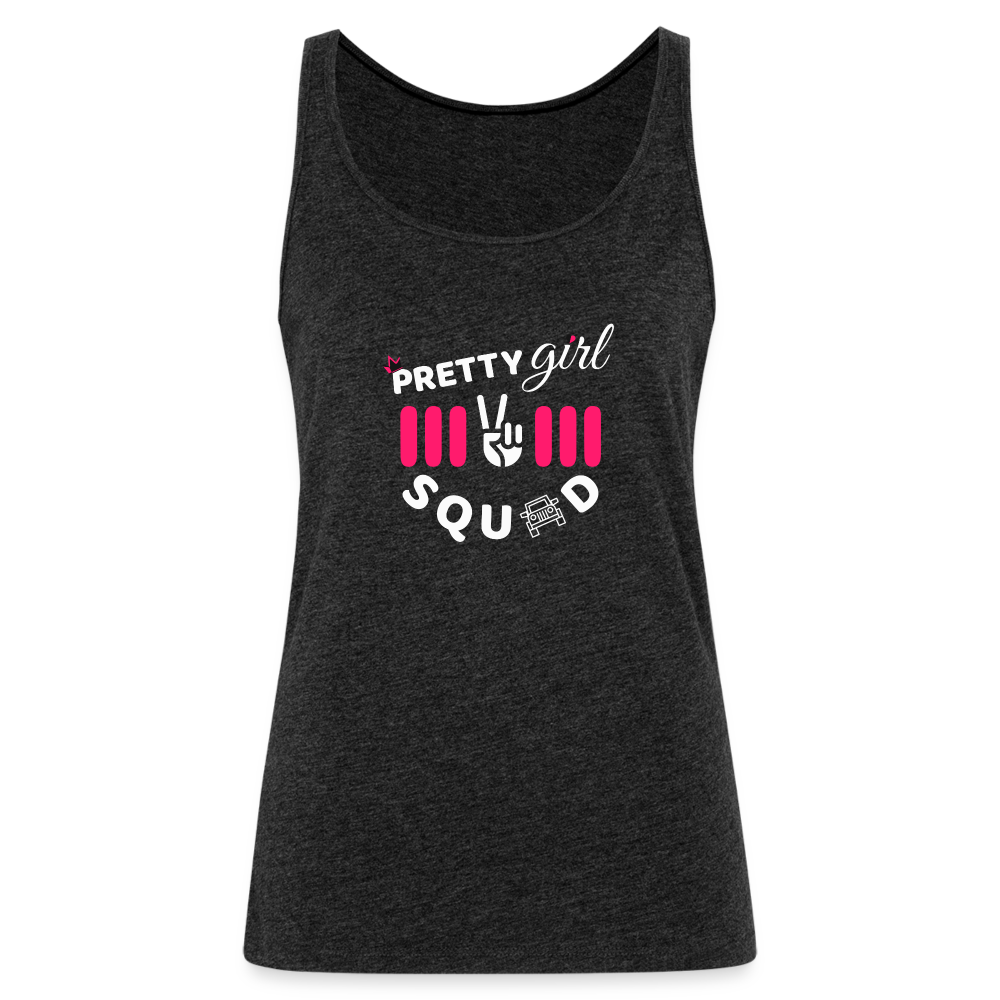 PGJS Logo Women’s Premium Tank Top - charcoal grey