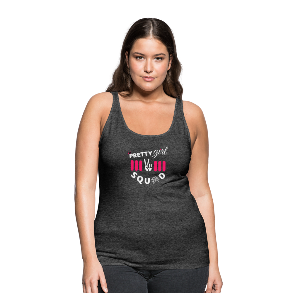 PGJS Logo Women’s Premium Tank Top - charcoal grey