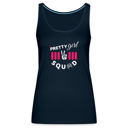 PGJS Logo Women’s Premium Tank Top - deep navy