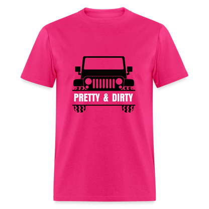 Dirty & Pretty Tee - fuchsia