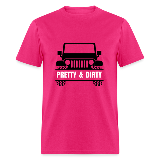 Dirty & Pretty Tee - fuchsia