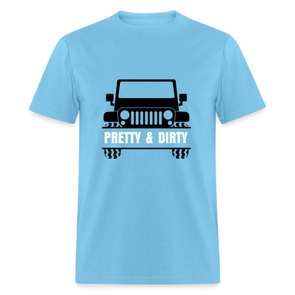 Dirty & Pretty Tee - aquatic blue