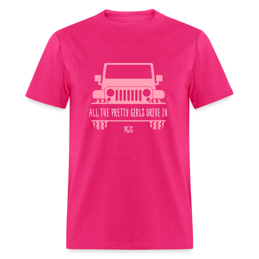 PGJS PRETTY GIRLS Unisex  T-Shirt - fuchsia