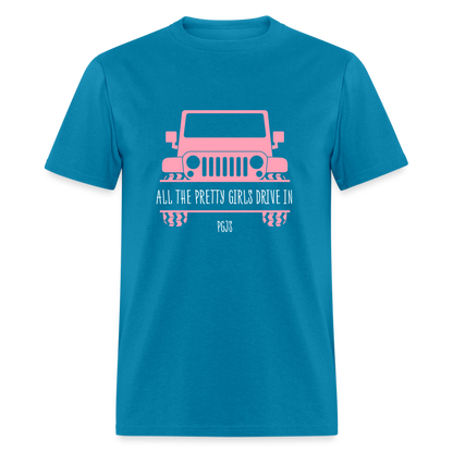 PGJS PRETTY GIRLS Unisex  T-Shirt - turquoise