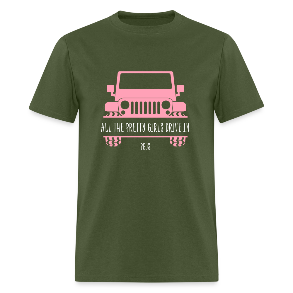 PGJS PRETTY GIRLS Unisex  T-Shirt - military green