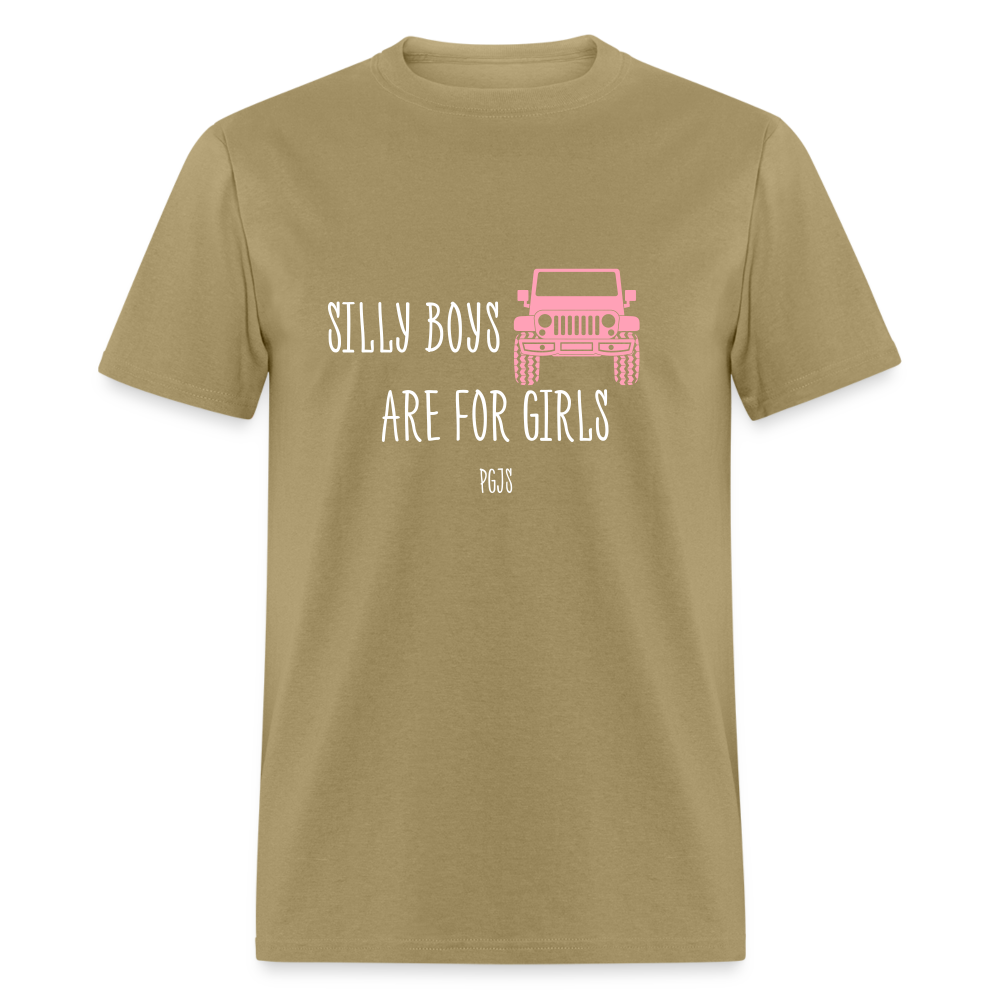 SILLY BOYS Unisex  T-Shirt - khaki