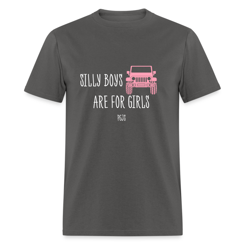 SILLY BOYS Unisex  T-Shirt - charcoal