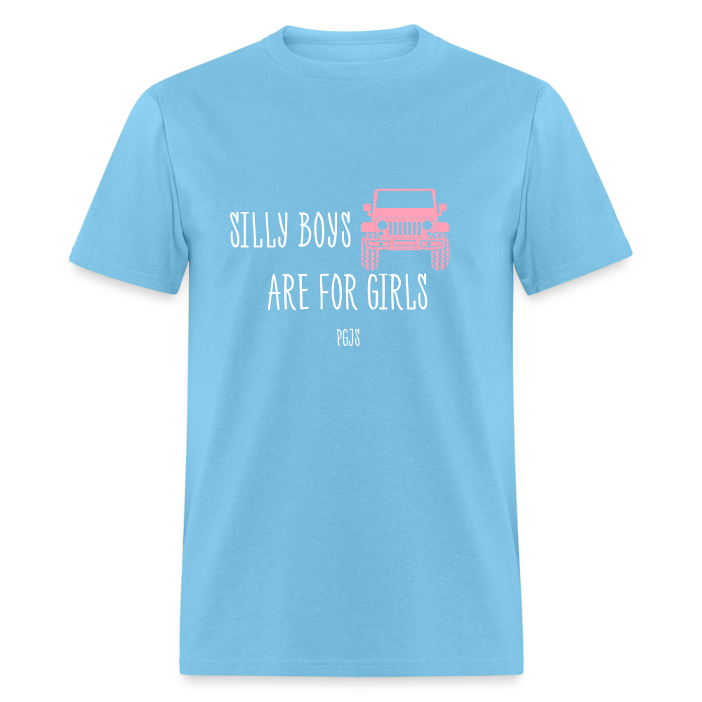 SILLY BOYS Unisex  T-Shirt - aquatic blue